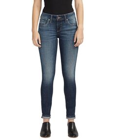 Женские зауженные джинсы Girlfriend Silver Jeans Co., синий
