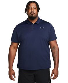 Мужское футбольное поло Dri-FIT Nike, синий