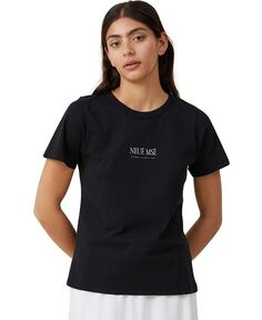 Женская футболка The 91 Classic с рисунком COTTON ON, черный