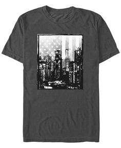 Мужская футболка с короткими рукавами Generic Additude с эффектом потертости Skyline Fifth Sun, серый