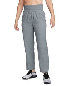 Женские брюки Dri-FIT One со сверхвысокой талией Nike, серый