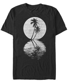 Мужская футболка Generic Additude Palm Moon с короткими рукавами Fifth Sun, черный
