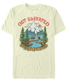 Мужская футболка Generic Additude Get Elevated с короткими рукавами Fifth Sun, тан/бежевый