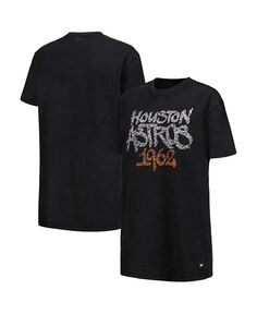 Черное женское платье-футболка Houston Astros The Wild Collective, черный