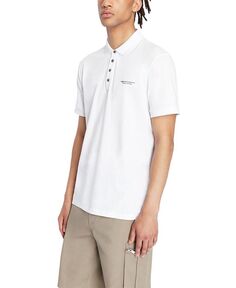 Мужская рубашка поло стандартного кроя Milano/New York Armani Exchange, белый