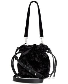 Маленькая бархатная сумка-мешок Meliss I.N.C. International Concepts, черный