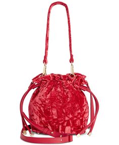 Маленькая бархатная сумка-мешок Meliss I.N.C. International Concepts, красный