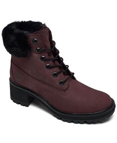 Женские водостойкие ботинки Kinsley 6 дюймов от Finish Line Timberland, красный