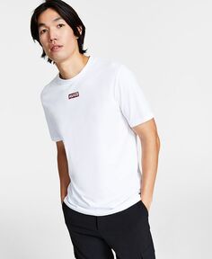 Мужская футболка с логотипом Daize HUGO, белый
