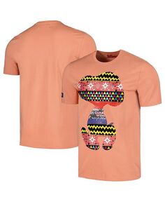 Мужская и женская футболка Coral Peanuts Mixtape Freeze Max, оранжевый