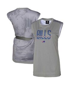 Женская серая майка Buffalo Bills No Sweat Outerstuff, серый