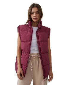 Женская куртка-пуховик для мам из переработанных материалов COTTON ON, фиолетовый
