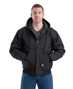 Мужская высокая утепленная куртка с капюшоном Icecap Berne, черный