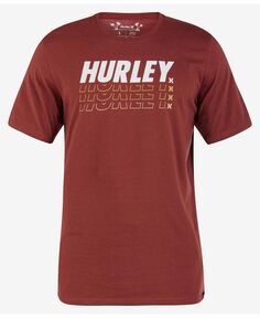 Мужская футболка с коротким рукавом Explore Reverb на каждый день Hurley, мультиколор