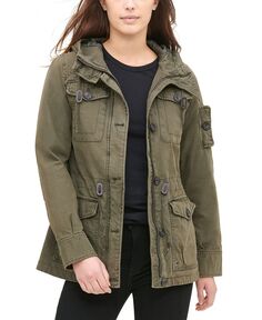 Женская куртка в стиле милитари с капюшоном Levi&apos;s, зеленый Levis