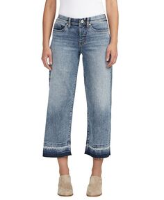 Женские широкие джинсы со средней посадкой Ava JAG, синий