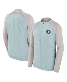 Мужская серая куртка с молнией во всю длину Club America Academy Pro Anthem Raglan Performance Nike, серый