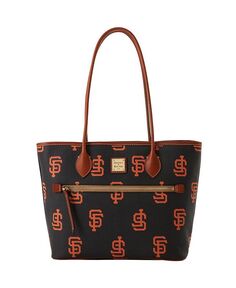 Женская спортивная сумка-тоут с монограммой San Francisco Giants Dooney &amp; Bourke, черный