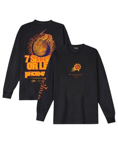 Мужская и женская футболка с длинным рукавом Bleacher Report x Phoenix Suns World Tour Mitchell &amp; Ness, черный