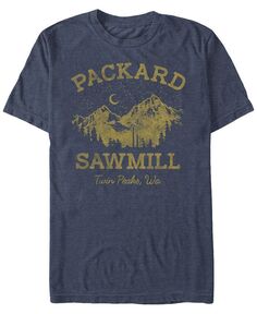 Мужская футболка Packard Sawmill с короткими рукавами Twin Peaks Fifth Sun, синий