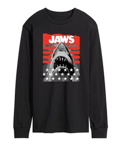 Мужская футболка с длинным рукавом Jaws Patriotic AIRWAVES, черный