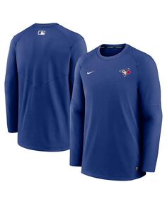 Мужская футболка с длинным рукавом и логотипом Royal Toronto Blue Jays Authentic Collection Performance Nike, синий