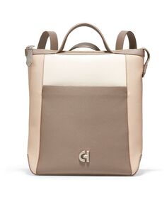 Кожаный трансформируемый рюкзак Grand Ambition среднего размера Cole Haan, коричневый