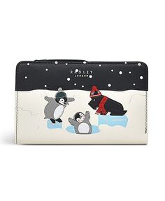 Мини-кошелек двойного сложения Hole Lotta Fun Radley London, черный