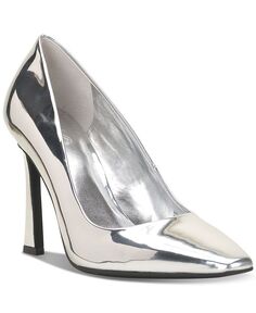 Женские туфли-лодочки Oaklynn на расклешенном каблуке I.N.C. International Concepts, серебро