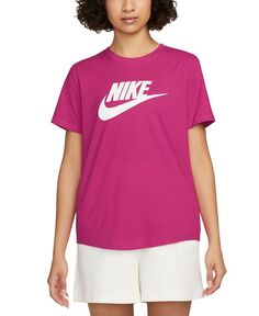 Женская футболка с логотипом Essentials Sportswear Nike, красный