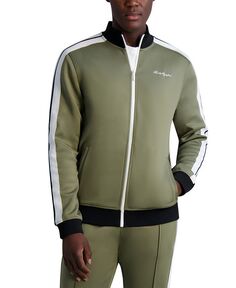Мужская спортивная куртка в стиле колор-блок Karl Lagerfeld KARL LAGERFELD PARIS, зеленый