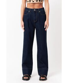 Женские широкие брюки с высокой талией Grey Lab, синий
