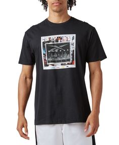Мужская футболка с рисунком BB Fracture Reebok, черный