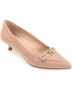 Женские туфли на каблуке Руми Journee Collection, розовый