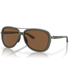 Женские солнцезащитные очки Split Time OO4129 Oakley, серый