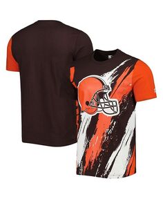 Мужская коричневая футболка Cleveland Browns Extreme Defender Starter, коричневый