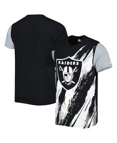 Мужская черная футболка Las Vegas Raiders Extreme Defender Starter, черный