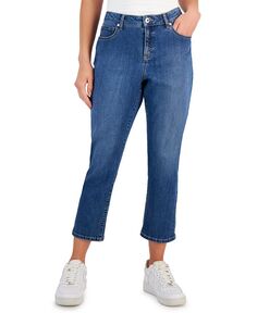 Женские джинсы-капри с пышной посадкой со средней посадкой Style &amp; Co, цвет The End