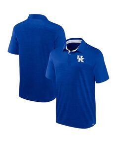 Мужская классическая рубашка-поло Homefield с фирменным логотипом Heather Royal Kentucky Wildcats Fanatics, синий
