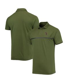 Мужская оливковая рубашка-поло реглан Chicago White Sox Delta Sector LevelWear, зеленый