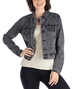 Женская джинсовая куртка вне времени 24seven Comfort Apparel, черный