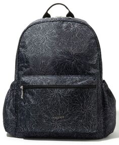 Маленький рюкзак для ноутбука on the Go Baggallini, цвет Midnight Blossom Print- Polyester