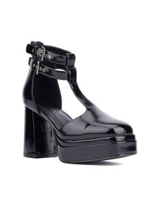 Женские туфли-лодочки Maria на платформе – широкая ширина Fashion To Figure, черный