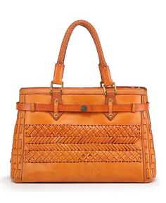 Женская сумка-саквояж Lantana из натуральной кожи OLD TREND, коричневый