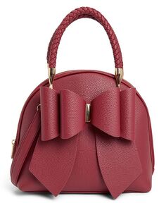 Женская плетеная сумка-портфель Bea с ручкой сверху LIKE DREAMS, красный
