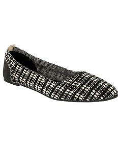 Женские трикотажные туфли на плоской подошве с острым носком Lissy MIA, черный