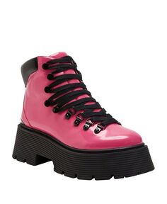 Женские ботильоны на платформе со шнуровкой The Jenifer Lug Sole Katy Perry, цвет Luminous Pink, Black