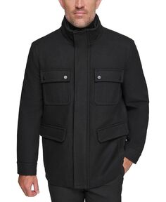 Мужская куртка Dunbar в стиле милитари с четырьмя карманами Marc New York, черный