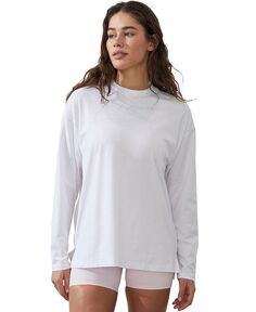 Женский топ Active Essentials с длинными рукавами COTTON ON, белый