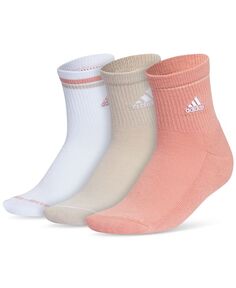 Женские 3 шт. Мягкие носки Sport 2.0 High Quarter adidas, розовый